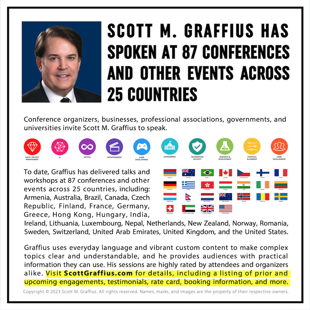 Scott M Graffius - Public Speaker - 10 Talks - v23092807-SQ
